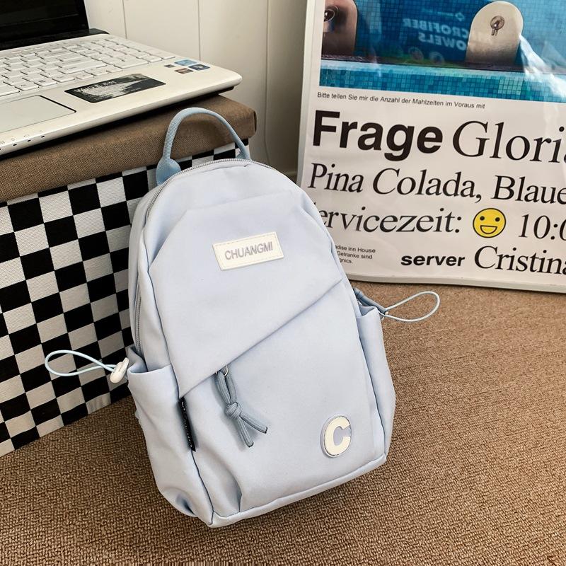 Breast bag Female trendy student versatile messenger backpack Large capacity leisure travel One shoulder Unisex chest bag