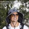 Wide Brim Sun Hat UPF 50 UV Protection Windproof Breathable Neck Flap for  Hiking Fishing Beach Holiday