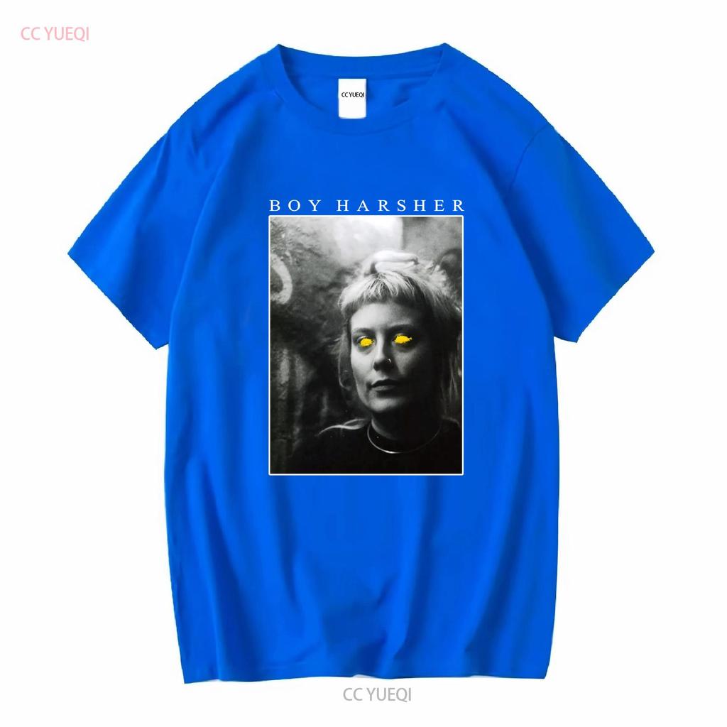 Boy Harsher band poster T shirt black All sizes S to 5Xl TA3148 vintage Washed Slightly Stretched Versatile streetwear Casual