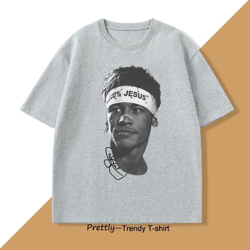 Neymar American Football Star Print T-shirt Men Cotton Short-sleeved T Shirt Unisex Athleisure Print Fashion Oversize Casual Tee
