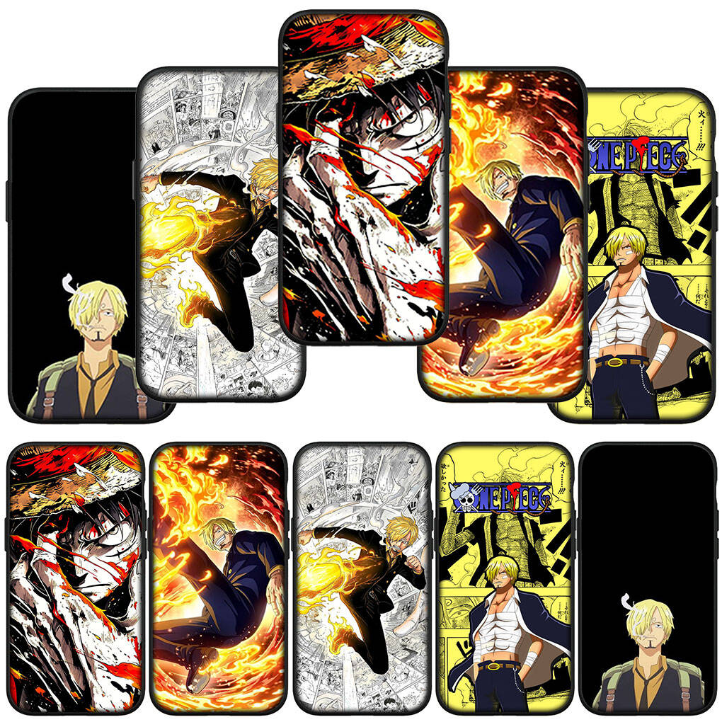 Handyhülle für iPhone 17 15 16 Plus Xiaomi Poco X7 X6 F8 F7 C85 C75 C71 Redmi Note 14 12 11 13 Pro Max A4 14C 13C Hülle Luffy One Pieces Sanji Cover