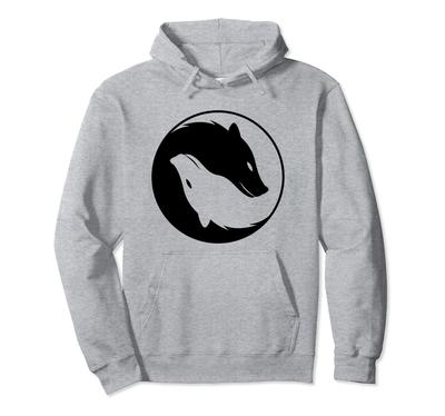 Lone Wolf Jackal Animal Lover Gift for Men, Women, Kids, Teens, Boys, Hoodie