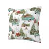 Pillow Cover Vintage Christmas Tree Graphic Cushion Cover Funny Pillow Case For Sofa Home Decoration Pillowcases