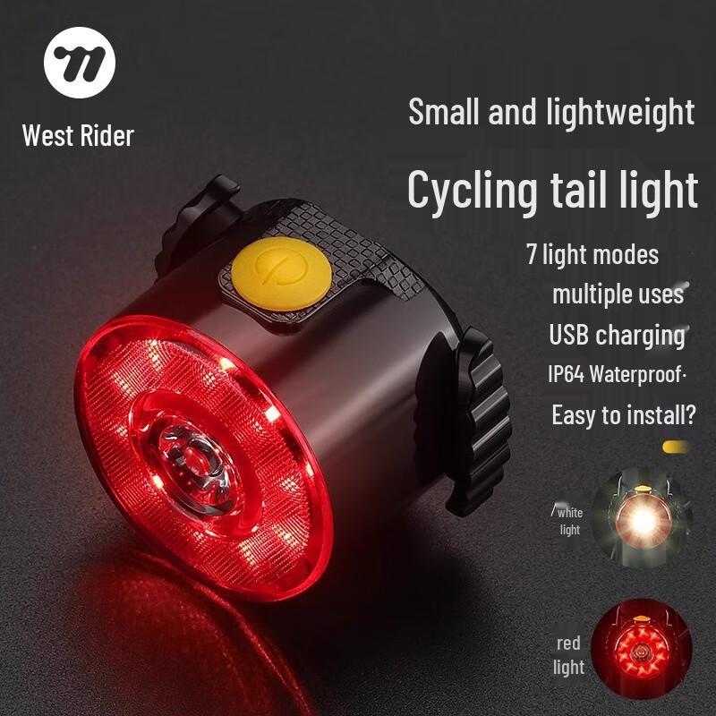 West Rider USB Rechargeable Bicycle Tail Light