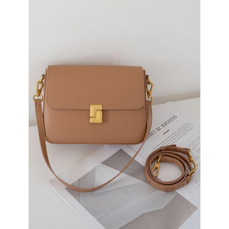 Small Square Bag Genuine Leather Female 2026 Cross-body Women's Commuting One-shoulder Tofu Cowhide