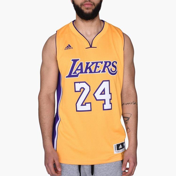 adidas Kobe Bryant Lakers Jersey Men Yellow Men's A45978