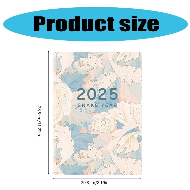 2025 Monthly Planner Notebook for Women Student Letter Size Softcover Budget Planner 8x11.2Inch for Planning Noting