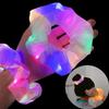 LED Leuchtender Dickdarm Haargummi Hüpfend Di Elektrisch Silbe Elastisch Blinkendes Haaraccessoire Glänzend Stütz-Stirnband