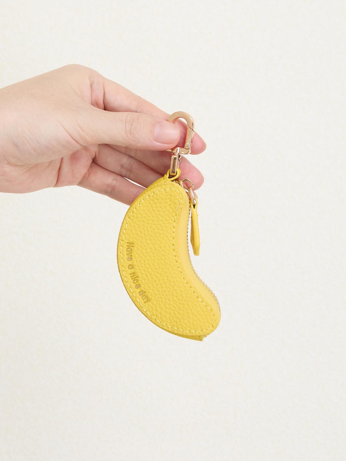 Брелок-монетница в виде банана милый забавный брелок мини-кошелек кошелек подарок для девочки женщины