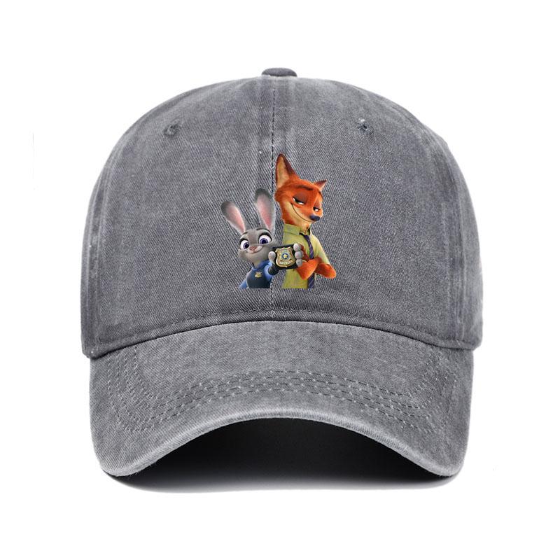 Cartoon Zootopia Three-toedSloth Baseball Cap Couple Women Print Trucker Hat Summer Casual Outdoor Dropshipping Baseball Caps