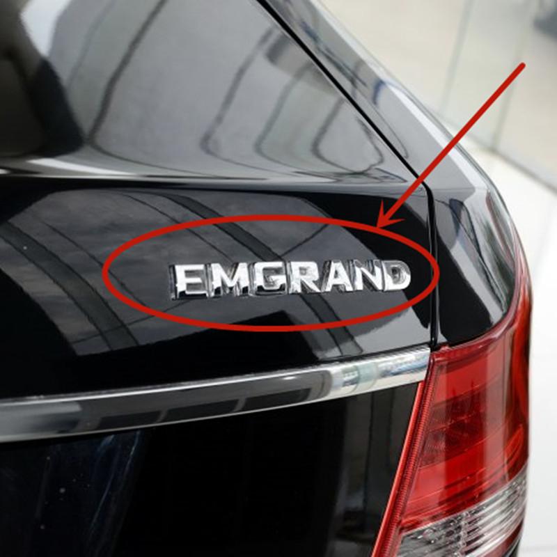 

Car Trunk Rear Door Logo For Geely Emgrand Ec8 Ec820 Ec825 темно серый