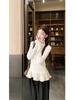 Women's Sweet Ruffle Long Sleeve High Neck Base Layer, 2025 Autumn/Winter Slimming Top