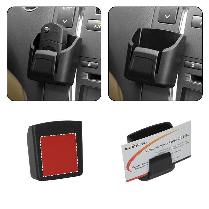 Car Dashboard Key Storage Box Reusable Back Adhesive Organizer Box Anti-Slip Dashboard Organizer Car Stowing Tidying Accessorie