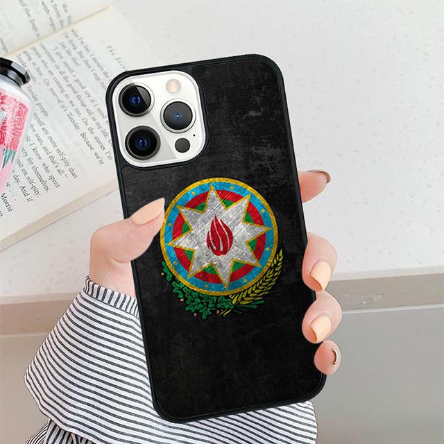 Azerbaijan Flag Phone Case For iPhone 17 Air 15 16 11 12 13 14 Pro Max Cover For iPhone 17 Air Max Plus Coque Fundas