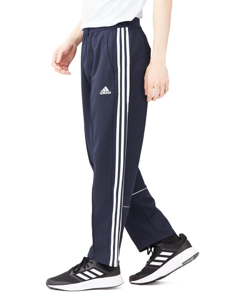 Adidas JUH47 Legend Ink Jersey Loose Open Hem Track Size Men's (IX2736) Bottoms, 3-Stripes Pack, Fit, Pintuck, Pants, J/2XL