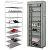 Wardrobe, shelf, shoe cabinet, foldable, fabric, textile, organizer, 160 cm
