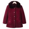 Mom Winter Coat New Style Fashionable Elderly Women's Fur Collar Grandma Old Lady's Coat Mid-length