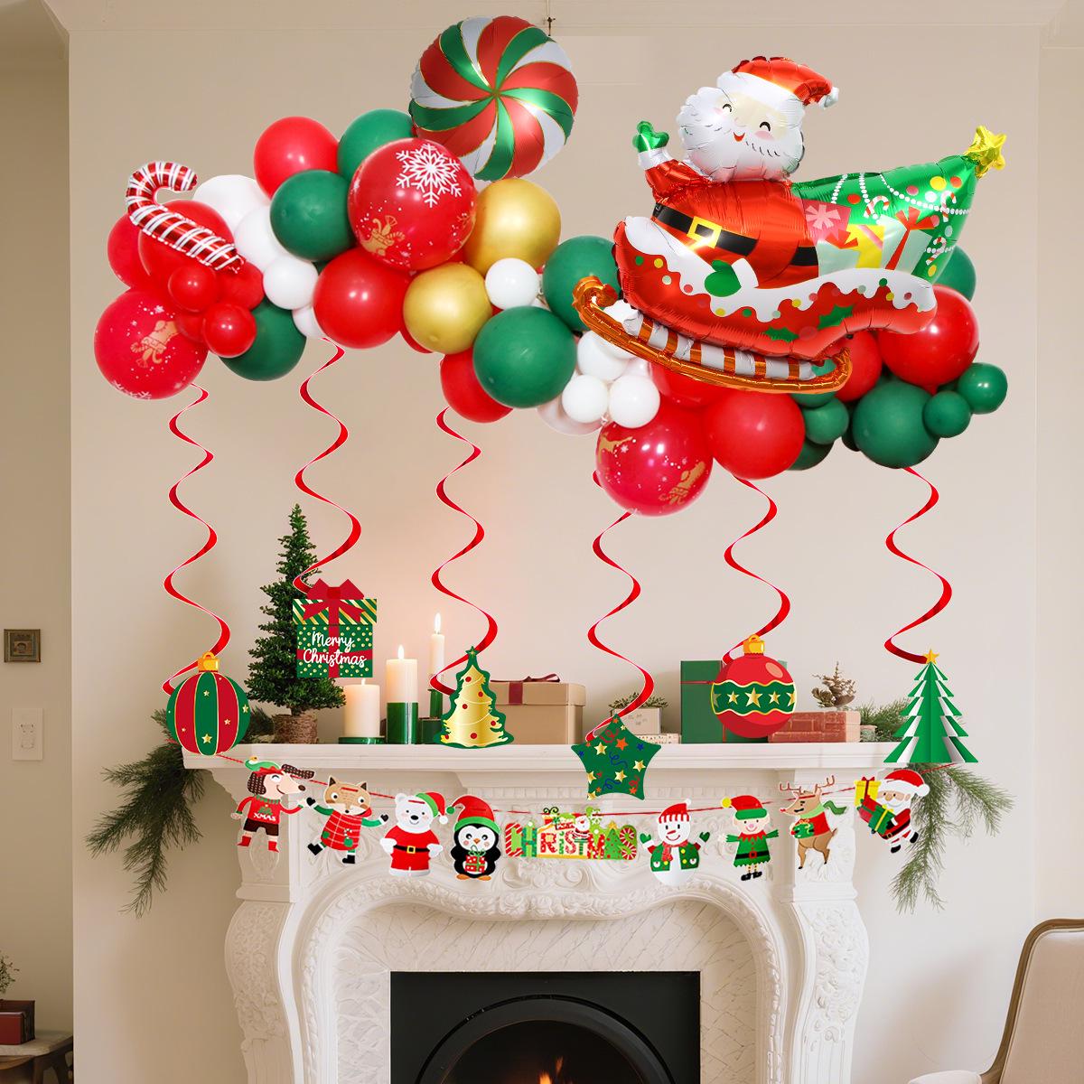 

Новый рождественский набор воздушных шаров - Золотые колокольчики и фольгированные шары-снежинки