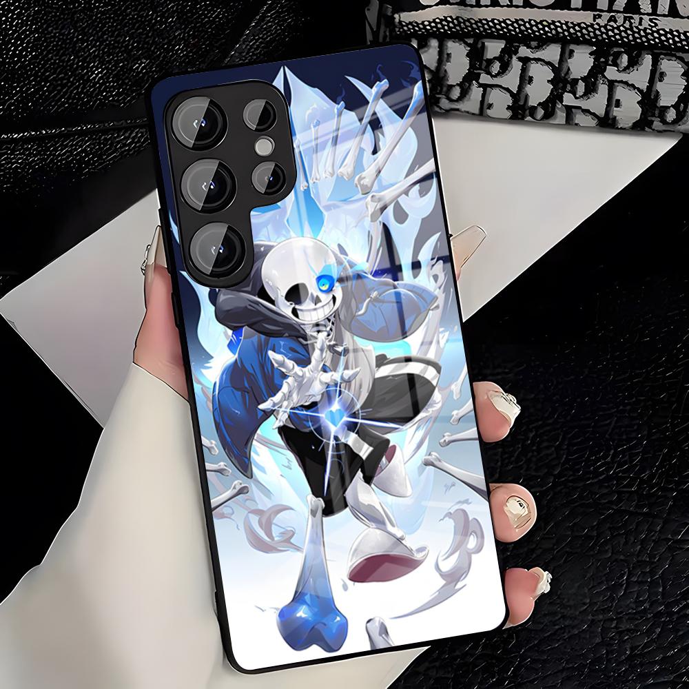 Sans Undertale Phone Case For Samsung A25 A13 A33 5G A54 A36 A35 A56 A52 A14 Shockproof Glass Cover
