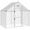 vidaXL Cage Pour Oiseaux Argenté 181,5 X 112 X 173,5 Cm