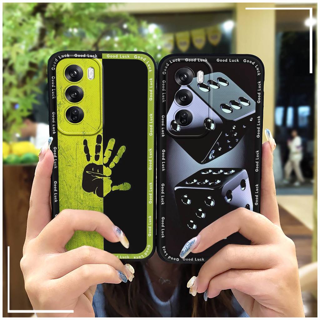 Back Cover Graffiti Phone Case For OPPO Reno12 5G China Silicone Soft Case Anti-dust Protective Shockproof Cartoon TPU