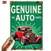 Vintage Metallwandkunst Poster Retro Dekor für Bar