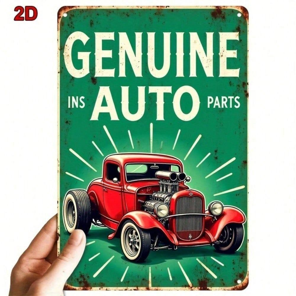 Vintage Metallwandkunst Poster Retro Dekor für Bar