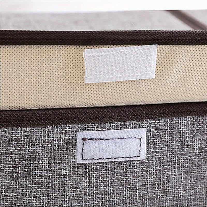 2 Stück zusammenklappbare Aufbewahrungsboxen, stapelbare Aufbewahrungsboxen, Aufbewahrungsbox-Organizer, Aufbewahrungsboxen mit Griffen, Schrank-Organizer und Aufbewahrungskörbe