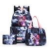 3Pcs/set Anime Demon Hunters Printed Backpack with Shoulder Bag Pengcil Case for Teenager Large Capacity Waterproof Bookbag Back To School Gift