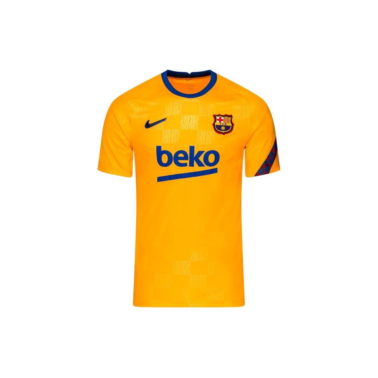 Nike Fc Barcelona Women s Nike Dri-FIT Pre-Match Soccer Top DH7688-837 L