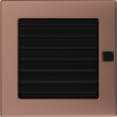 Vent Cover 17x17 Galvanic Copper with Blinds