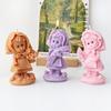 3D Andělská dívka Svíčka Silikonová forma DIY Roztomilá Dívčí soška Sádra Pryskyřice Mýdlo Pryskyřice Odlévací forma Domácí dekorace Řemeslné dárky