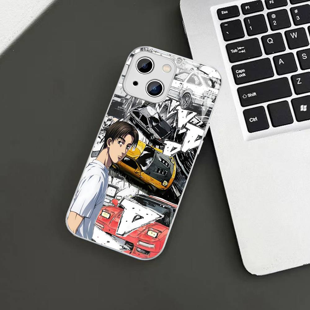 

Аниме про гонки по дорогам I-Initial D Закаленное стекло Для Iphone 14 13 12 11 Pro Mini XS MAX 14Plus X XS XR Чехол iphone X