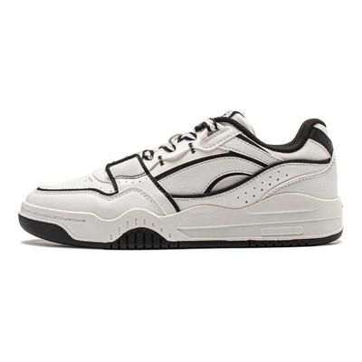 Li Ning Light Blue Lightweight High Resilience Comfortable Thick Sole Height Increasing Breathable Lightweight Low Top Skate Shoes AGCS252-21