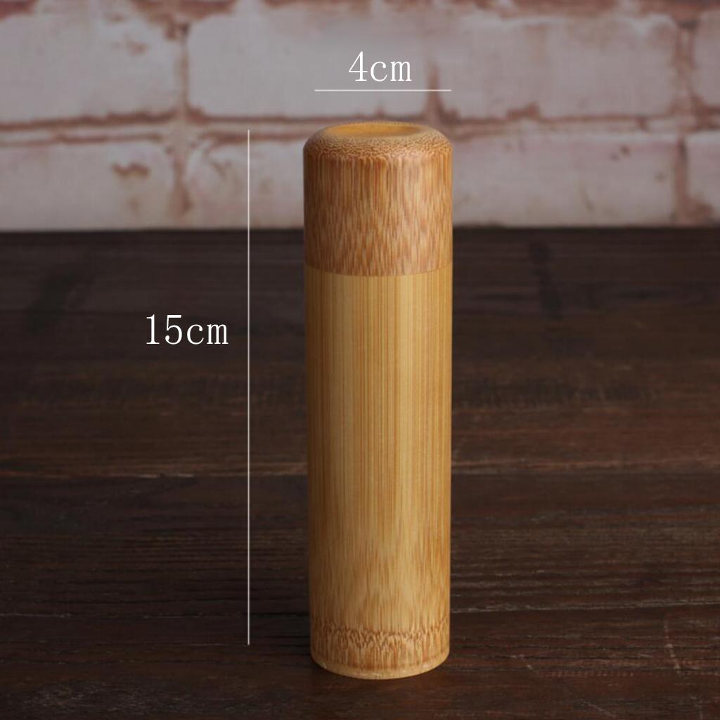 Airtight Bamboo Jar Kitchen Organizer Tea Caddy Spice Pot Food Storage Container for Dried Goods and Grain Storage