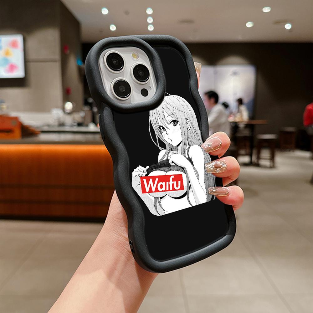 Ae81 Hentai Harajuku Anime Girl art Protective Phone Cases for Samsung S24 Plus S23 Ultra A14 A55 A06 Honor Motorola OnePlus Big Wave TPU Back Cover