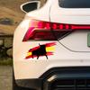 Autocolant Auto Taur cu Steagul Spaniei Decal Vinil Impermeabil Motocicletă Caroserie Mașină Geam Parbriz Bara de Protecție Autocolant Decorativ Creativ