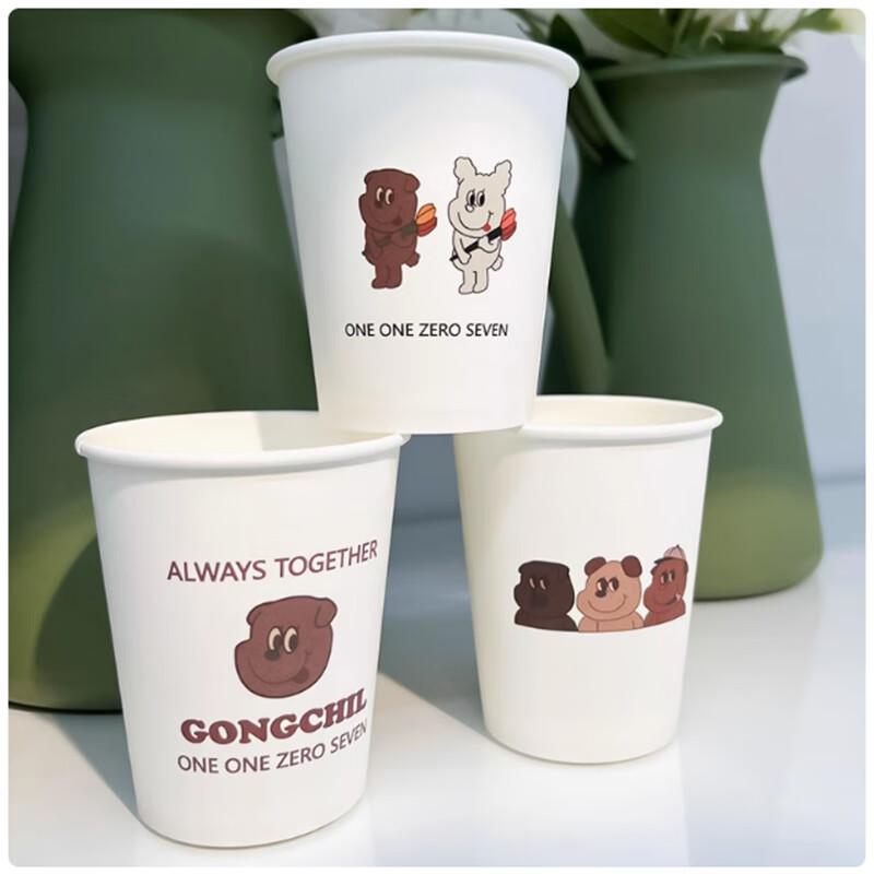 Thickened Cartoon Disposable Paper Cups