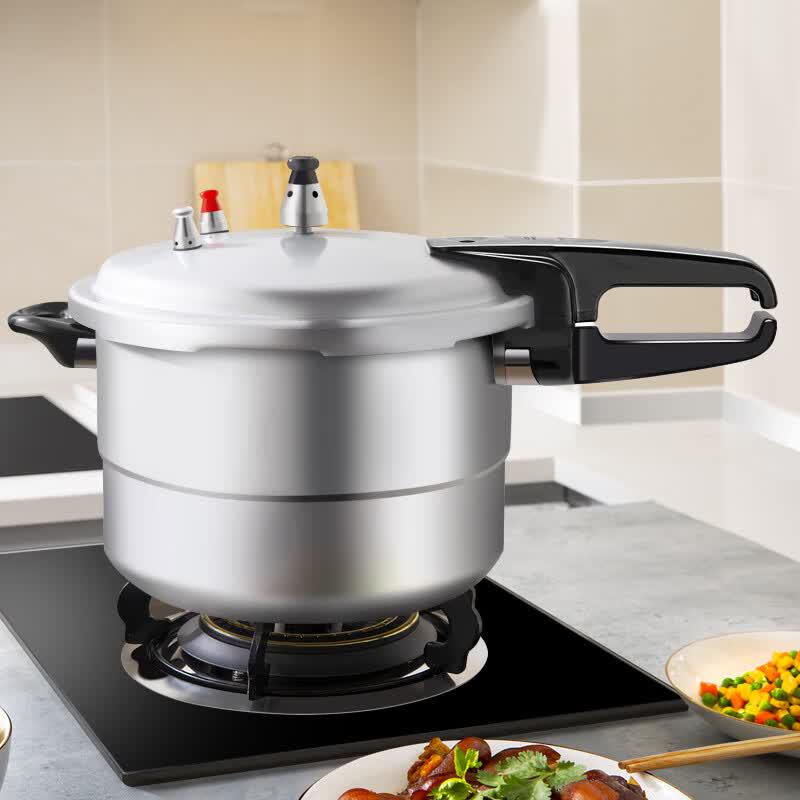 Double Happiness Aluminum Gas Stove Pressure Cooker with Steamer