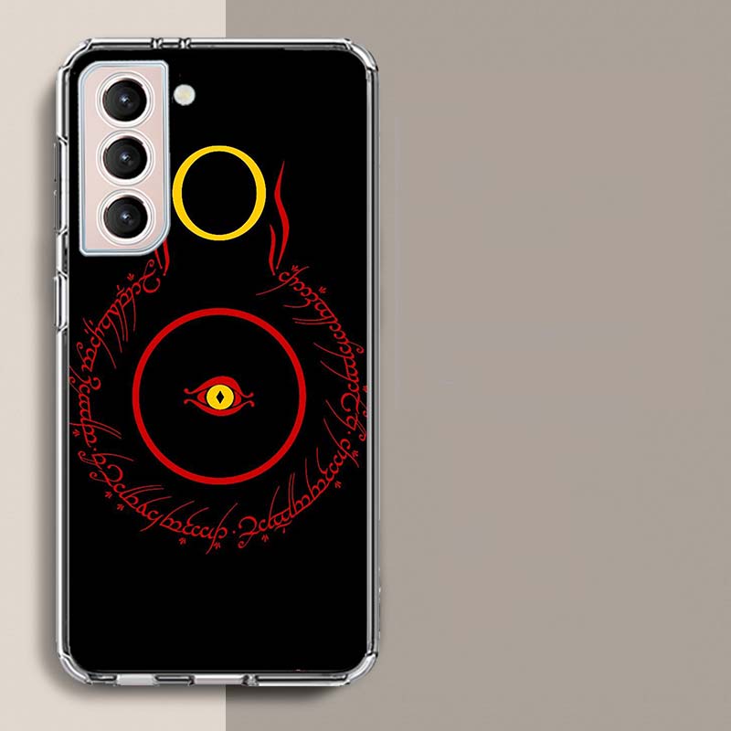 The L-Lord of the R-Rings Phone Case For Samsung Galaxy S25 Edge S24 S23 FE S21 S20 S10 Plus S22 S26 Ultra Cover Clear Cases TPU