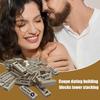 Adult Sex Block Games With 48pcs Wooden Blocks For Couples,Ideas Fun Stacking Blocks Anniversary Date Night Dice Love Tower Game