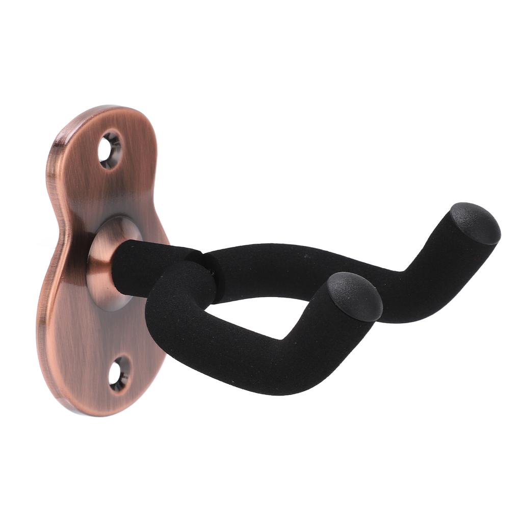 Guitar Wall Mount Hanger Hook Holder Stand Metal Universal for Ukulele Violin Studio RoomRose Gold