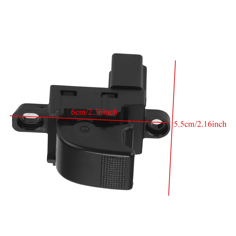 Power Window Switch, Window Switch, Compatible with Mazda BT50 2009-2012, Replaces UR56-66-370, UR5666370, 5 Pins, 1 PC