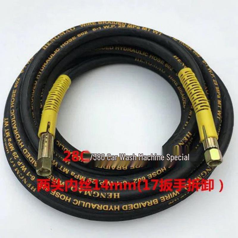 Black Cat Car Wash Machine Steel Wire High-Pressure Water Hose