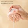 Body Scalp Massage Brush Silicone Shampoo Brush Hair Wash Comb Adding Liquid Shampoo Brush Silicon Body Scrubber Massage Brush