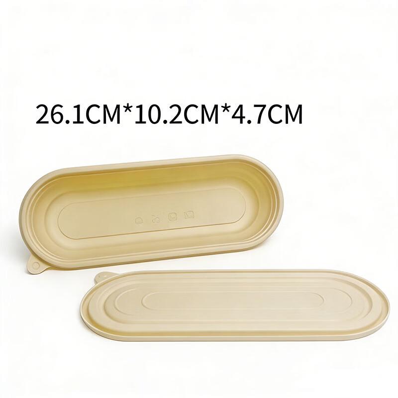 Eco-Friendly Corn Starch Biodegradable Disposable Food Containers with Lids