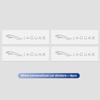 4/8pcs Car Stickers Auto Logo Interior Decor 3D Sticker Stickers For Jaguar XF XJ XFR XKR F-Pace I-Pace PP26