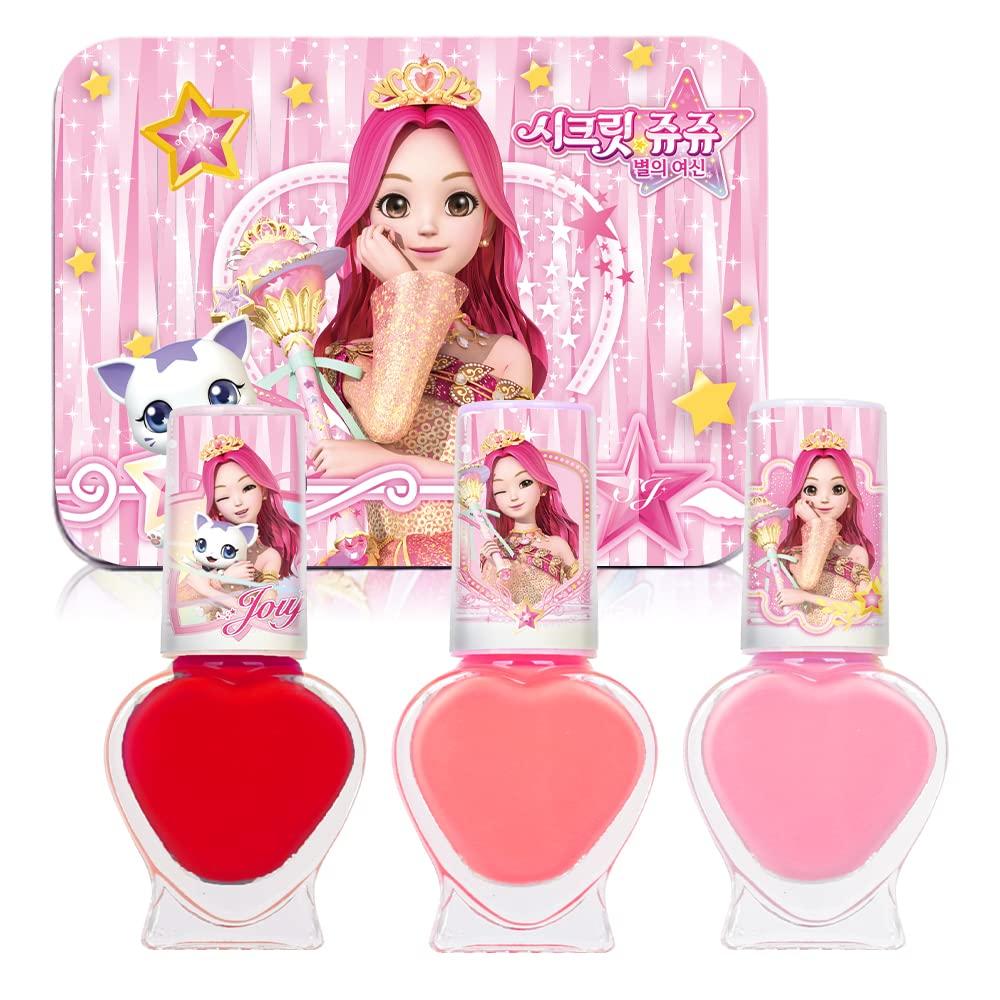 

Little Bling Tin Case Pink Nail Set by Secret Jouju, Kids Nails, Peelable Nail Polish, Water-Based Nail Polish, Ages 4+, Princess Gift