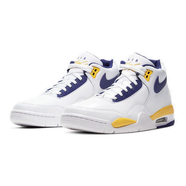 Nike Flight Legacy Lakers Pánské Tenisky Bílé University-Gold Regency-Fialové BQ4212-102