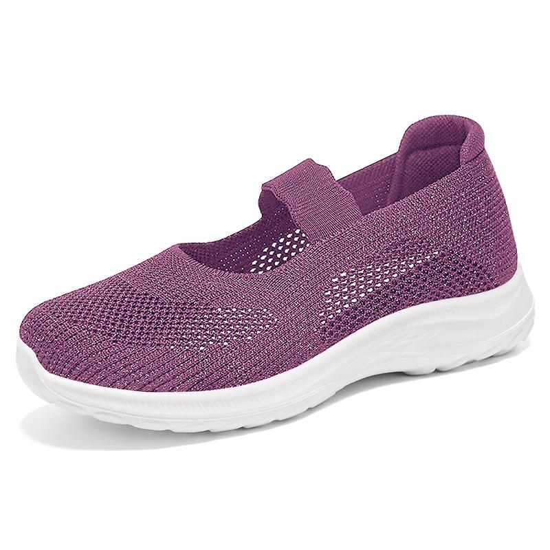 

Женская обувь Летняя стильная обувь для мам Женская обувь Новая старая Пекинская тканевая обувь Мягкая подошва Обувь для отдыха для пожилых людей 41